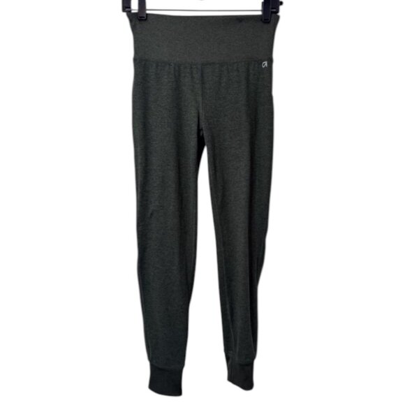 Gap Fit green brushed tech jersey full length leggings size S - Picture 1 of 5